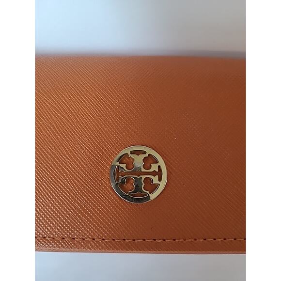 Tory Burch Glasses Sunglasses Case Glasses Case Authentic Orange / Gold - Picture 3 of 8